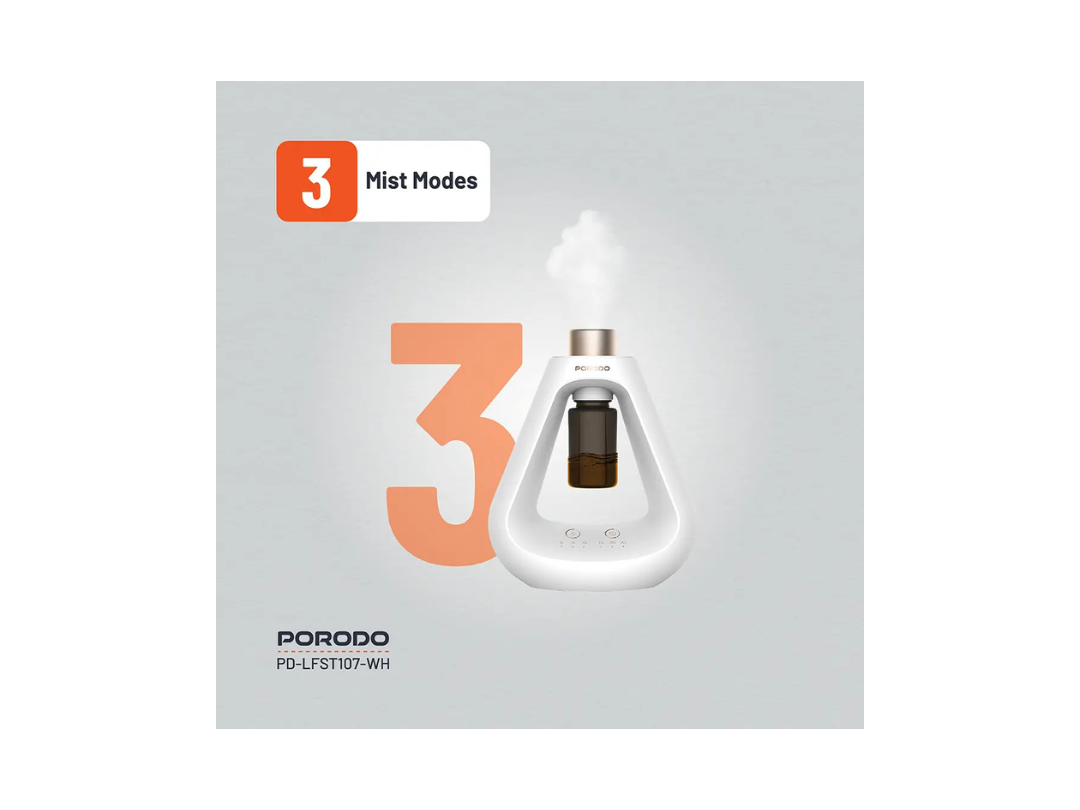 Porodo Lifestyle Aroma Sphere Waterless Diffuser | Quiet, USB-Powered Porodo Lifestyle Aroma Sphere Waterless Diffuser | Quiet, USB-Powered